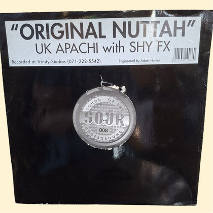 UK Apachi With Shy FX: Original Nuttah 1st Pressing 12" EP Vinyl
