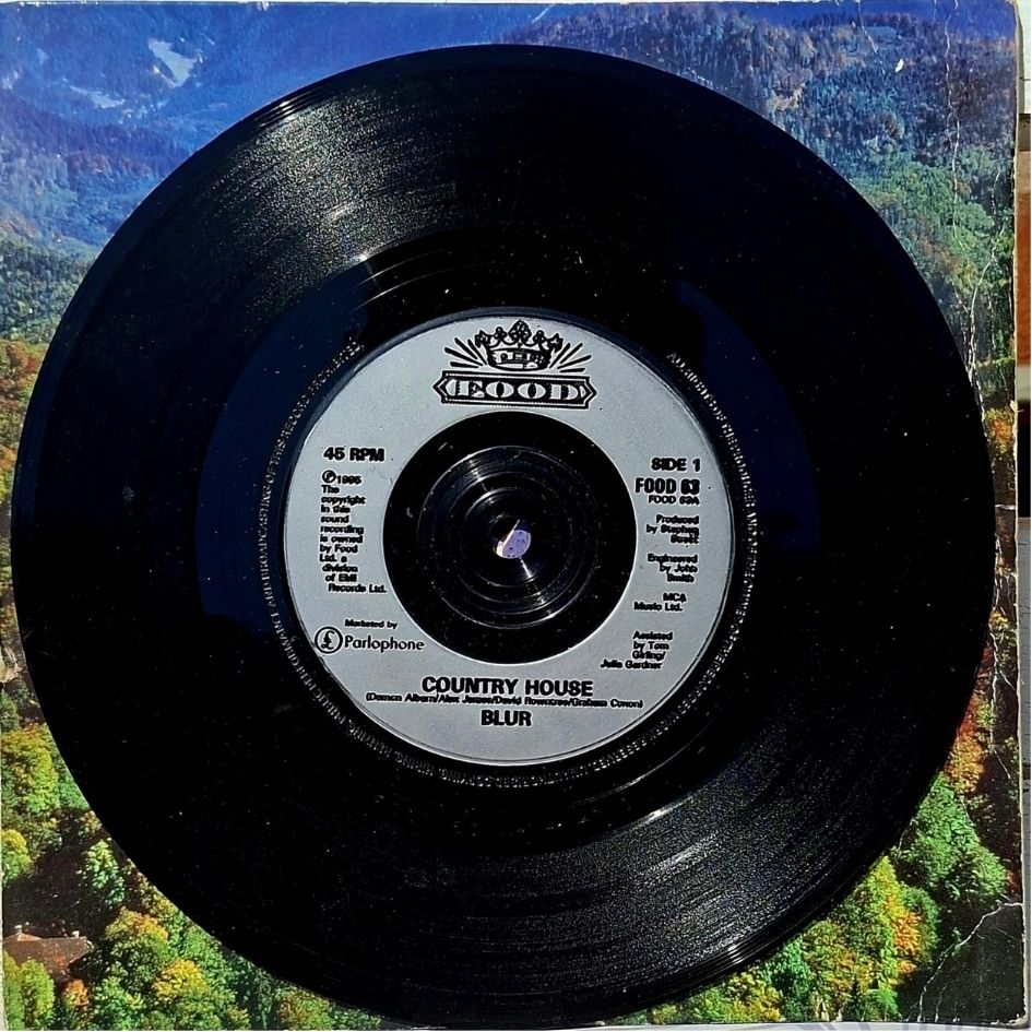 Blur's: Country House 7" Vinyl Record 1995 FOOD 63