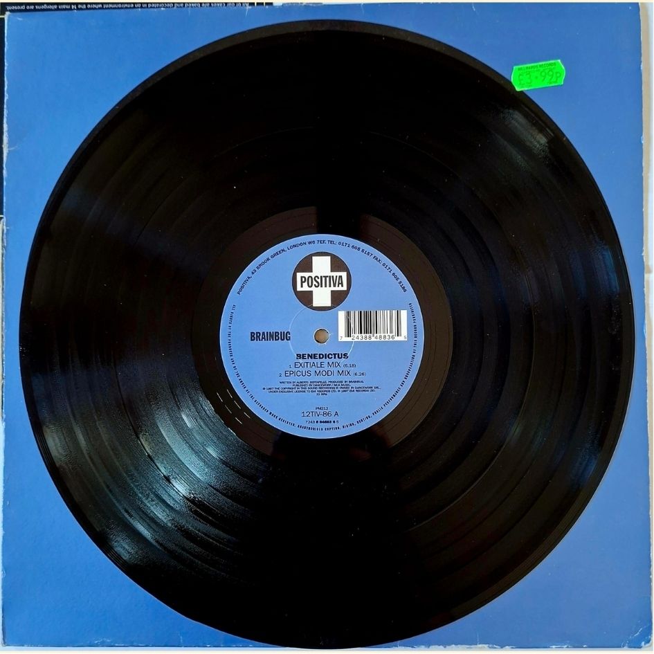 Brainbug: Benedictus Nightmare 12" Vinyl Record Positiva