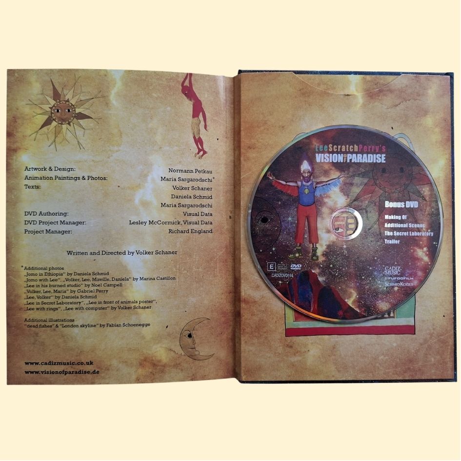 Lee Scratch Perry's Vision Of Paradise Double DVD Movie & Booklet
