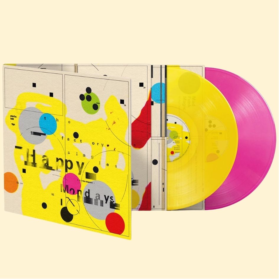 Happy Mondays: Best Of The Factory Singles Limited Edition Yellow/Magenta Double Vinyl Album