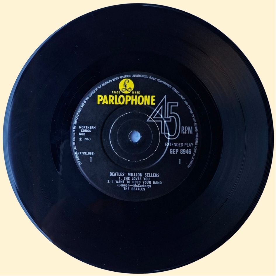 The Beatles: The Beatles' Million Sellers 7" Vinyl EP Mono 1981 Repress