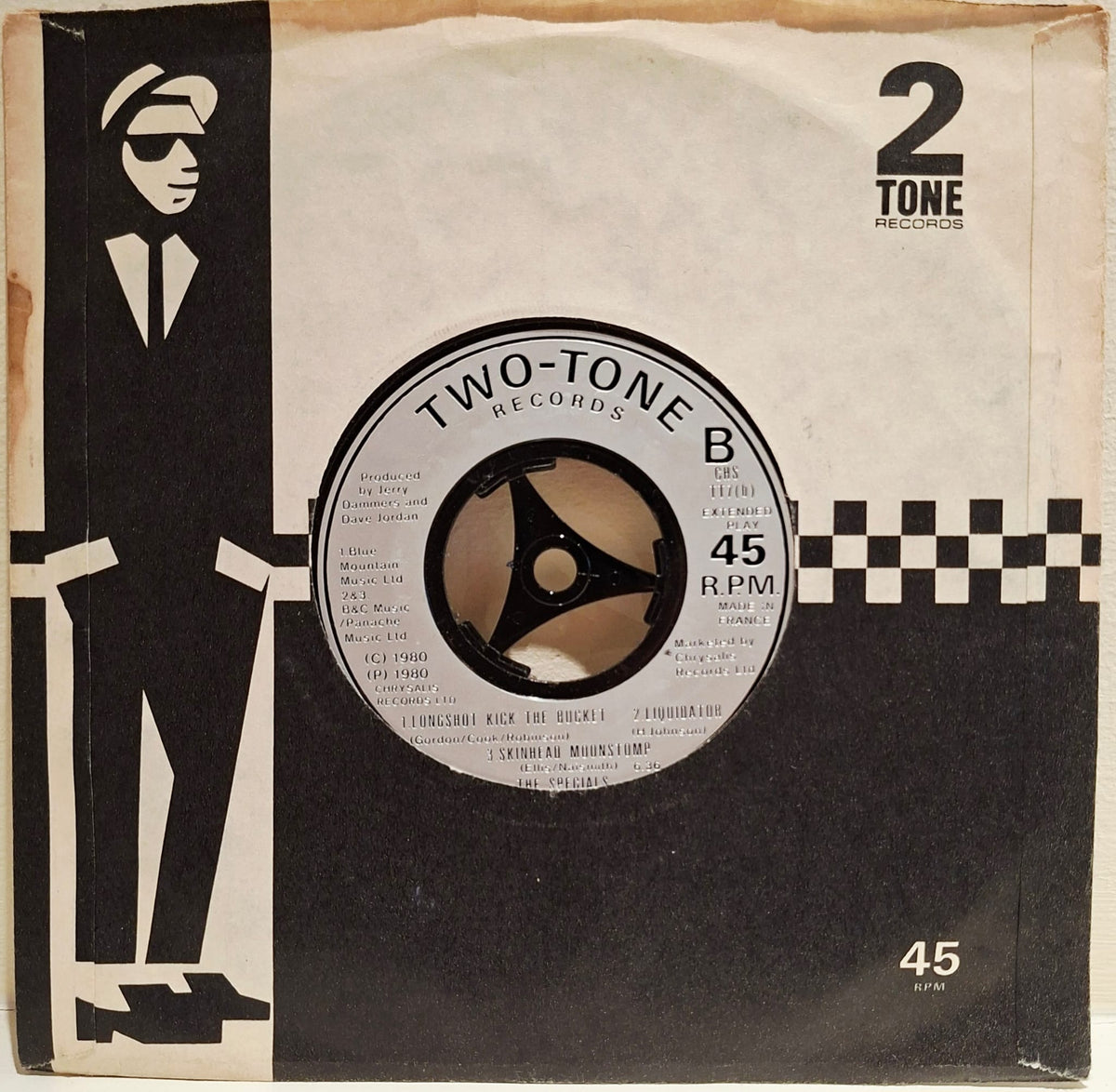 The Specials: Too Much Too Young 7" Vinyl Two-Tone Single Record