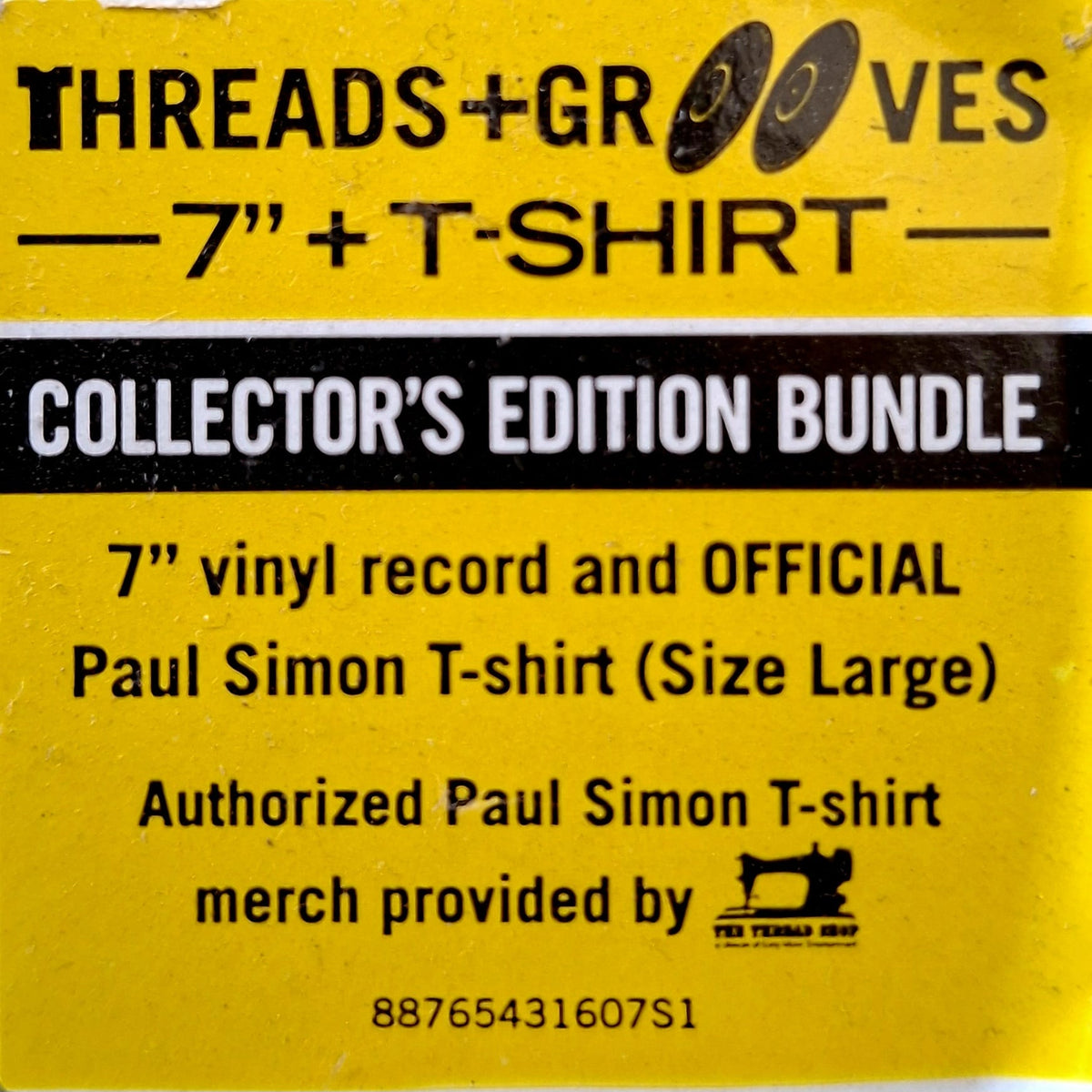 Paul Simon: Me And Julio Down By The School Yard 7" Single & T-Shirt Bundle