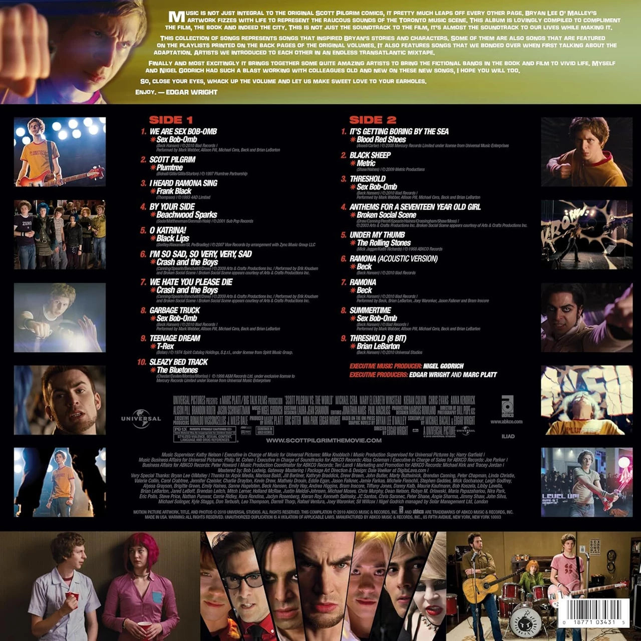 Scott Pilgrim Vs. The World: Original Motion Picture Soundtrack Red Vinyl Album