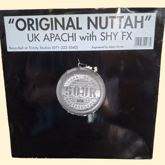 UK Apachi With Shy FX: Original Nuttah 1st Pressing 12" EP Vinyl