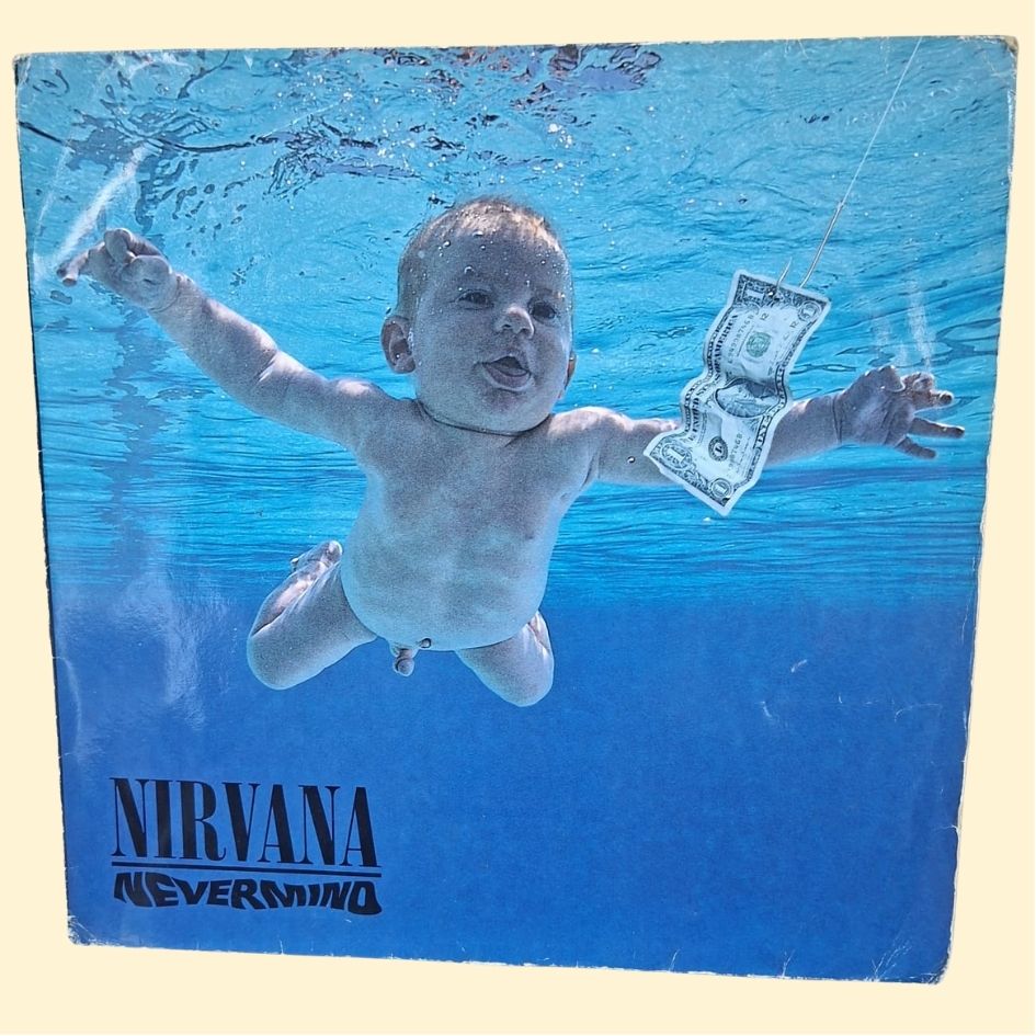 Nirvana: Nevermind Vinyl Album Early 1991 Pressing Misprint
