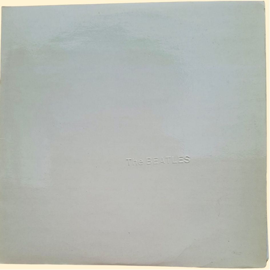 The Beatles: The Beatles White Album Double Vinyl Album 1980's Re-Issue