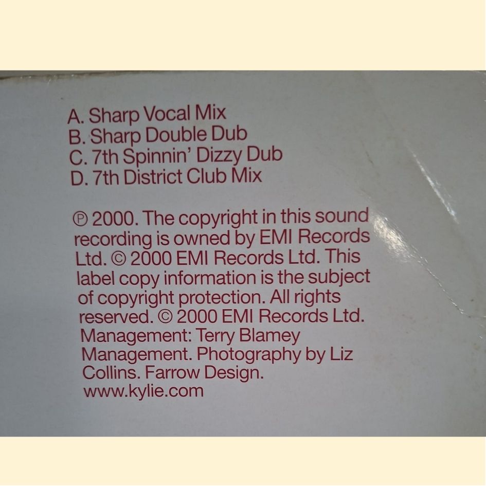 Kylie Minogue: Spinning Around Double 12" EP Vinyl Dance Remixes