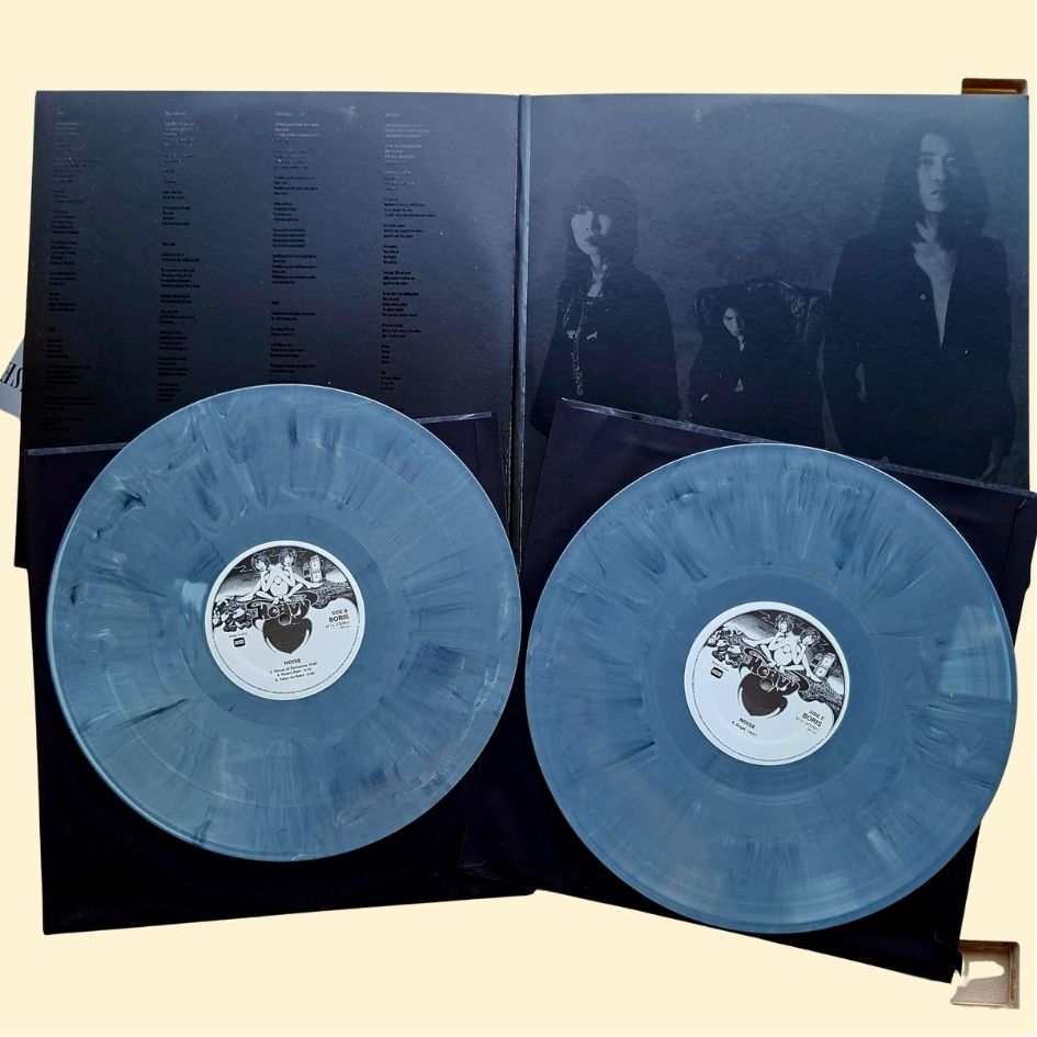 Boris: Noise Double Grey Marble Effect Vinyl Album Japanese Rock