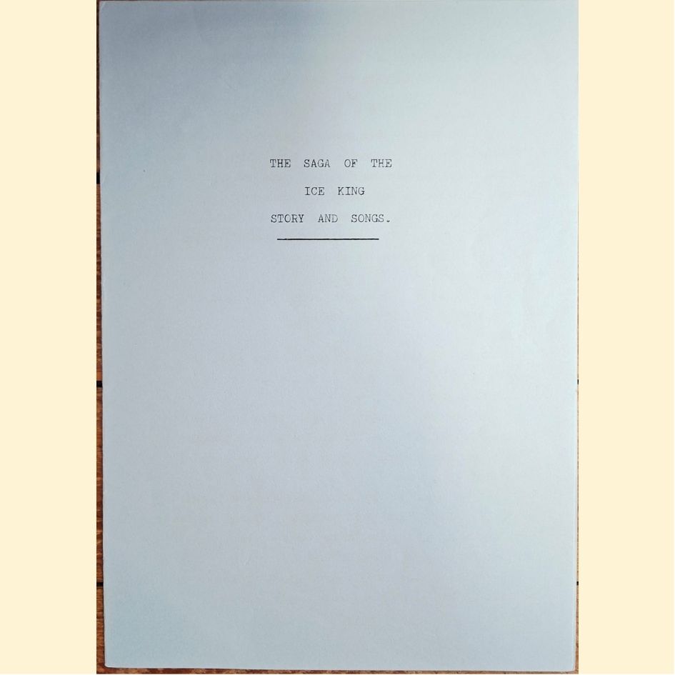 Ice: Saga Of The Ice King 1st Pressing Vinyl Album 1979