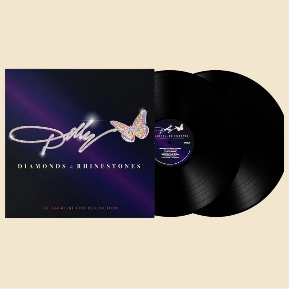 Dolly Parton: Rhinestones & Diamonds Greatest Hits Double Vinyl Album