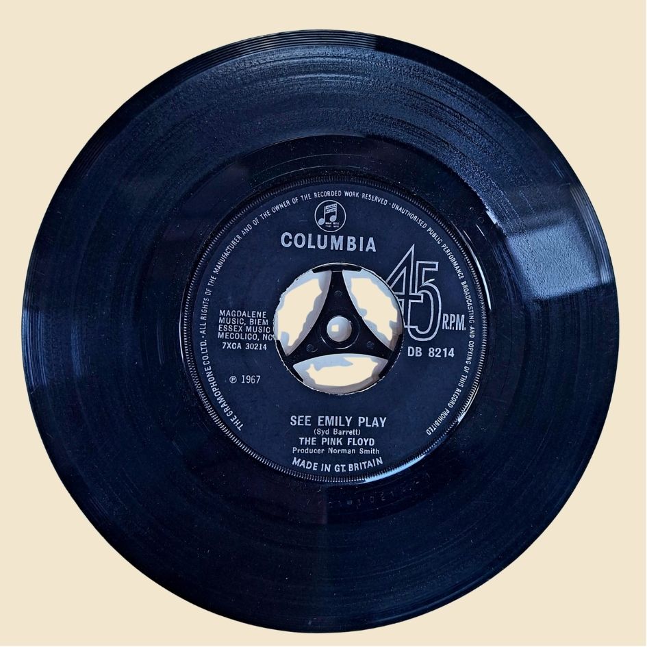 Pink Floyd: See Emily Play / Scarecrow 1967 7" 45RPM Vinyl Record