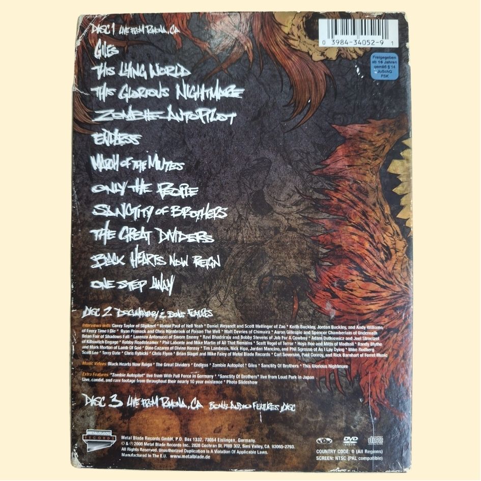 Unearth: Alive From The Apocalypse DVD / CD Box Set