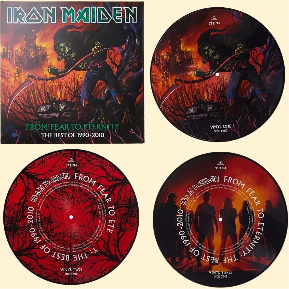 Iron Maiden: From Fear To Eternity The Best Of 1990-2010 Triple Vinyl Album