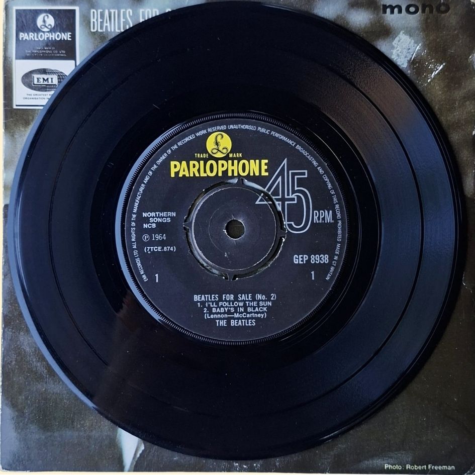 The Beatles: Beatles For Sale (No. 2) 7" Vinyl EP Single Mono