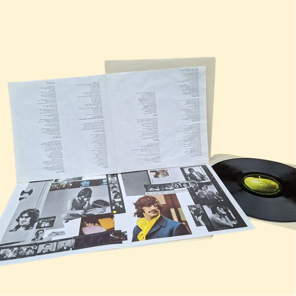 The Beatles: The Beatles White Album Double Vinyl Album 1980's Re-Issue