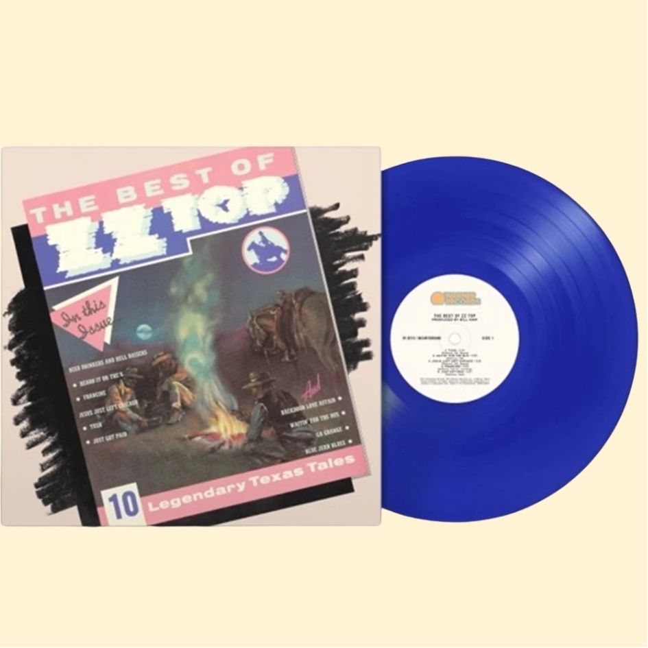 ZZ Top: The Best Of Limited Edition Blue Vinyl Album