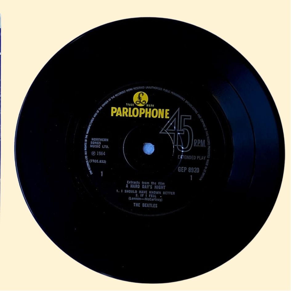 The Beatles: Extracts From The Film A Hard Day's Night 7" Vinyl EP Single