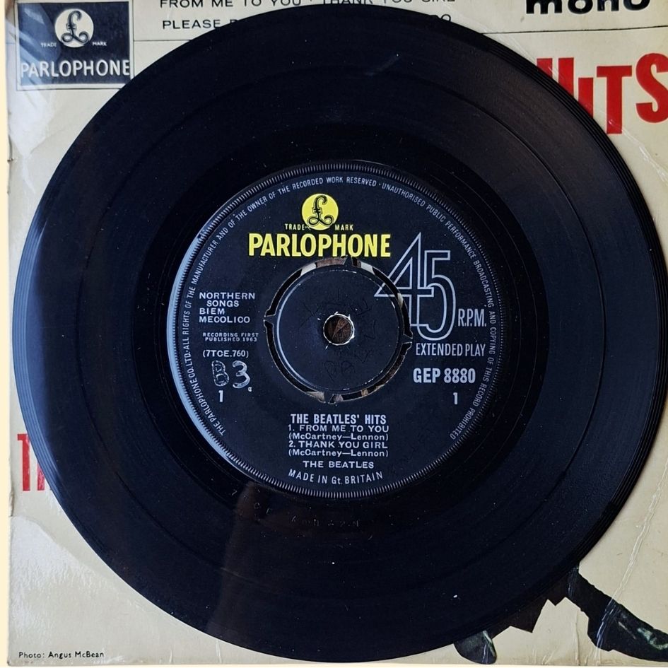 The Beatles: The Beatles Hits 7" EP Vinyl Single Reissue