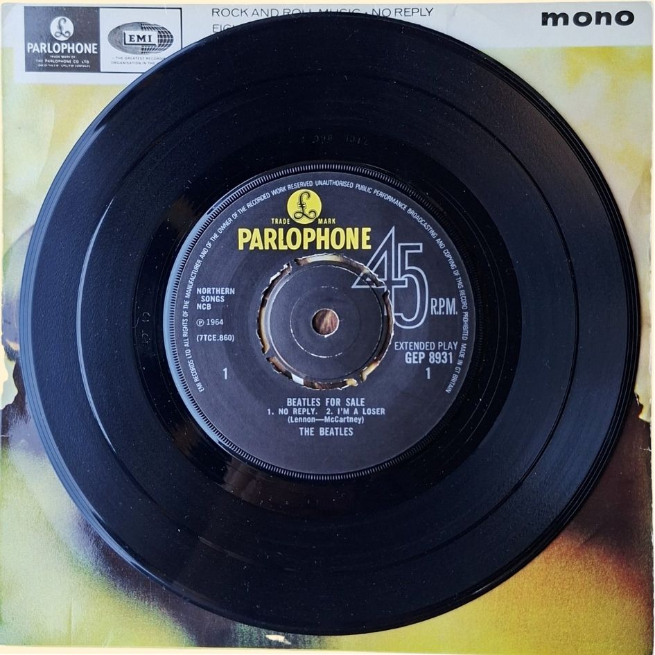 The Beatles: Beatles For Sale 7" Vinyl EP Mono 1981 Repress