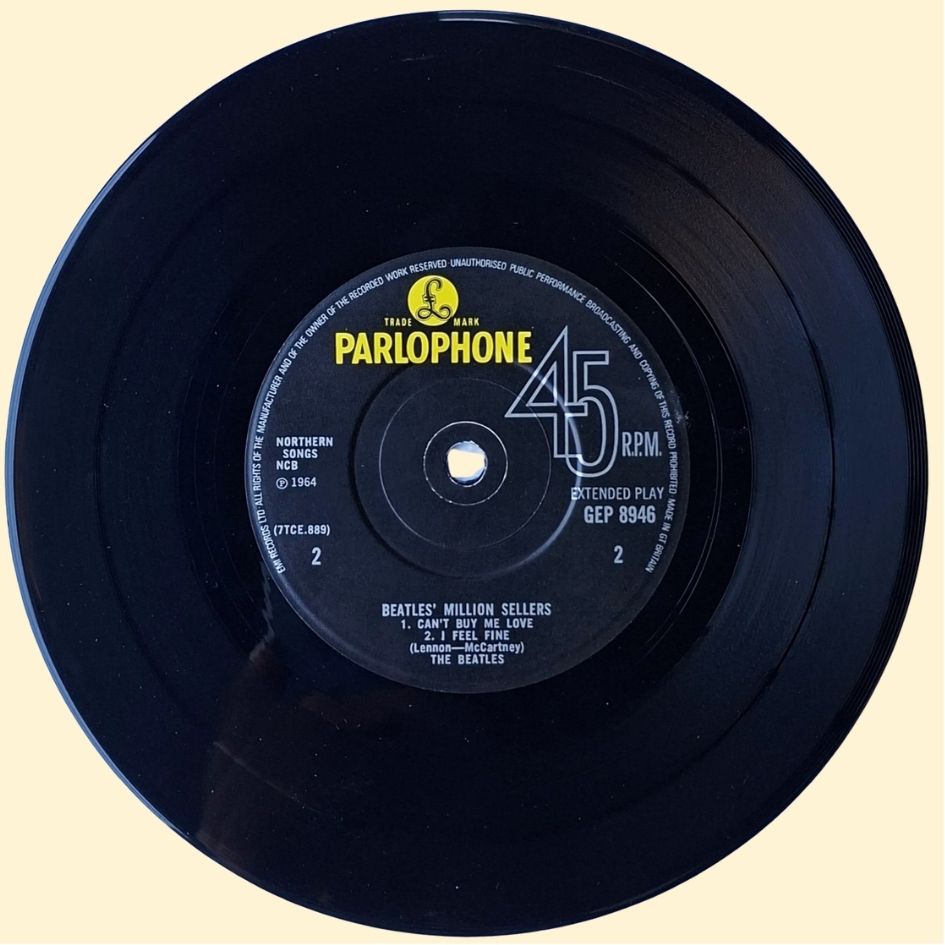 The Beatles: The Beatles' Million Sellers 7" Vinyl EP Mono 1981 Repress
