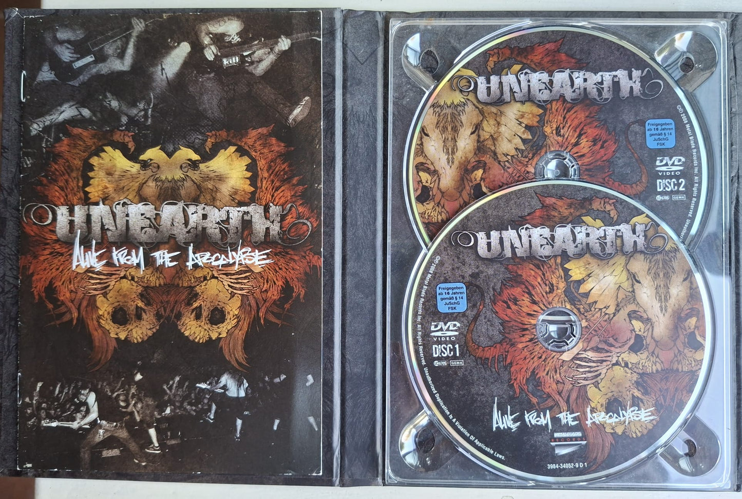 Unearth: Alive From The Apocalypse DVD / CD Box Set