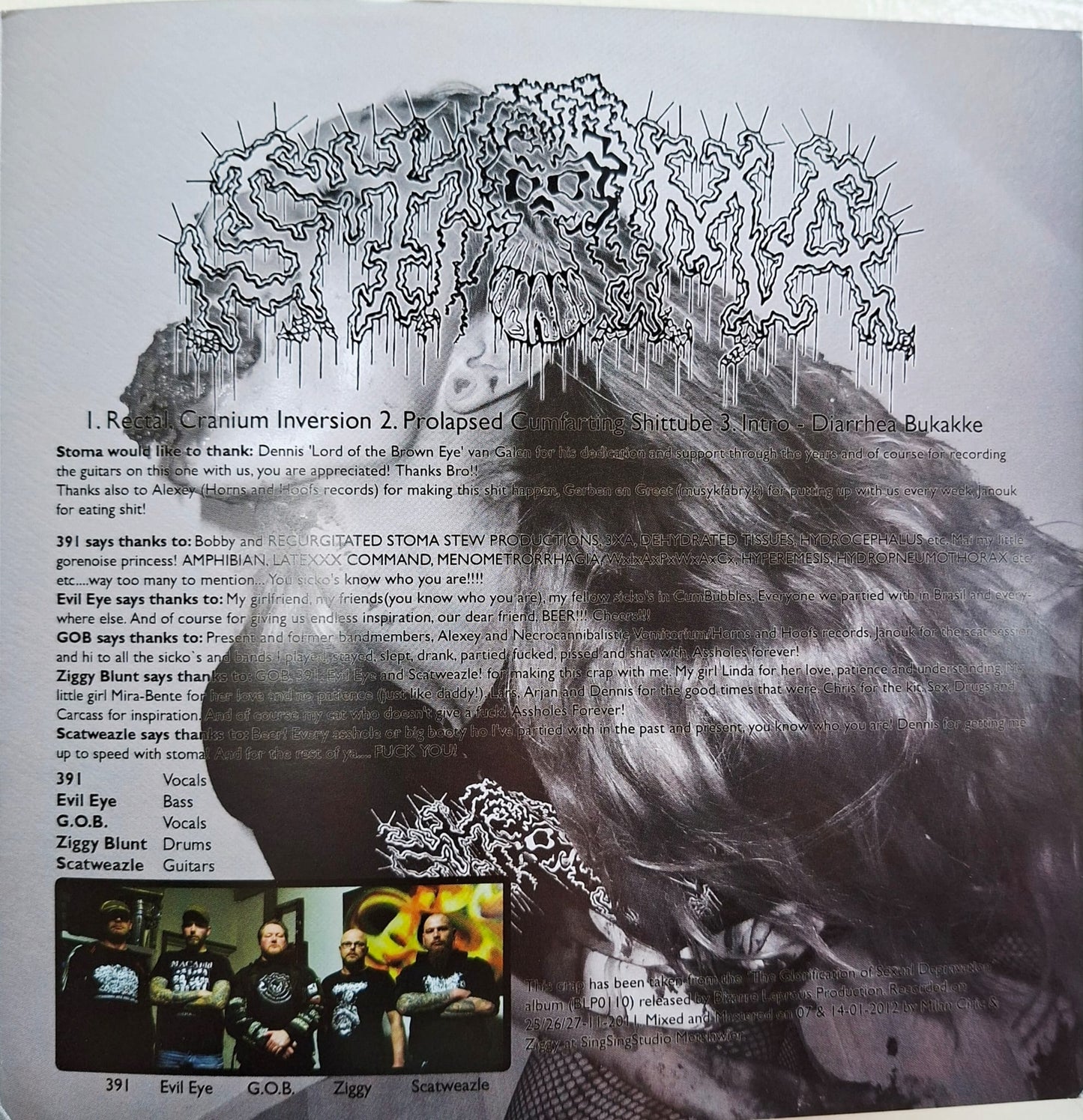Necrocannibalistic Vomitorium: Tools Of The Depraved 7" Vinyl Record