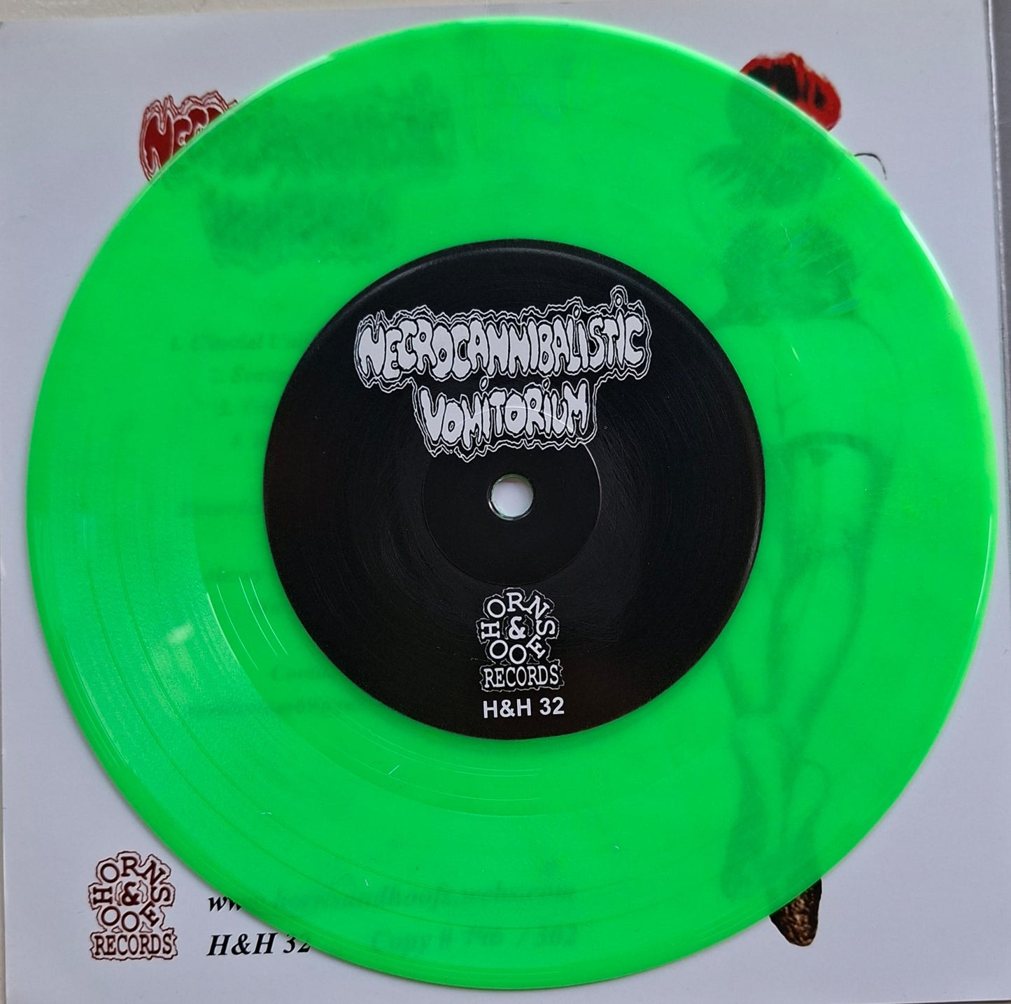 Necrocannibalistic Vomitorium: Tools Of The Depraved 7" Vinyl Record
