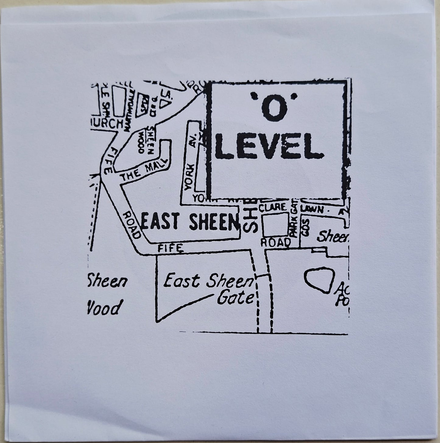 O Level: East Sheen / Pseudo Punk 7" Vinyl Record