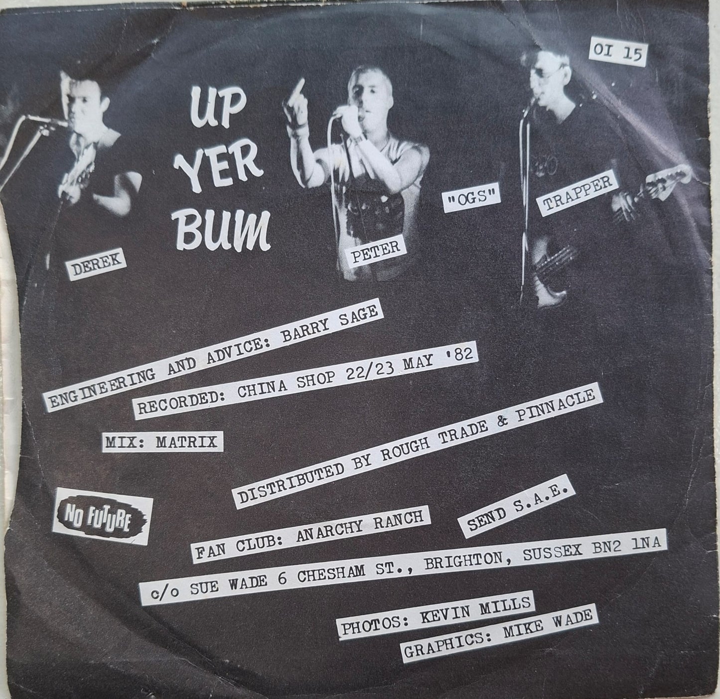 Crass: Reality Asylum / Shaved Women 7" Vinyl Record