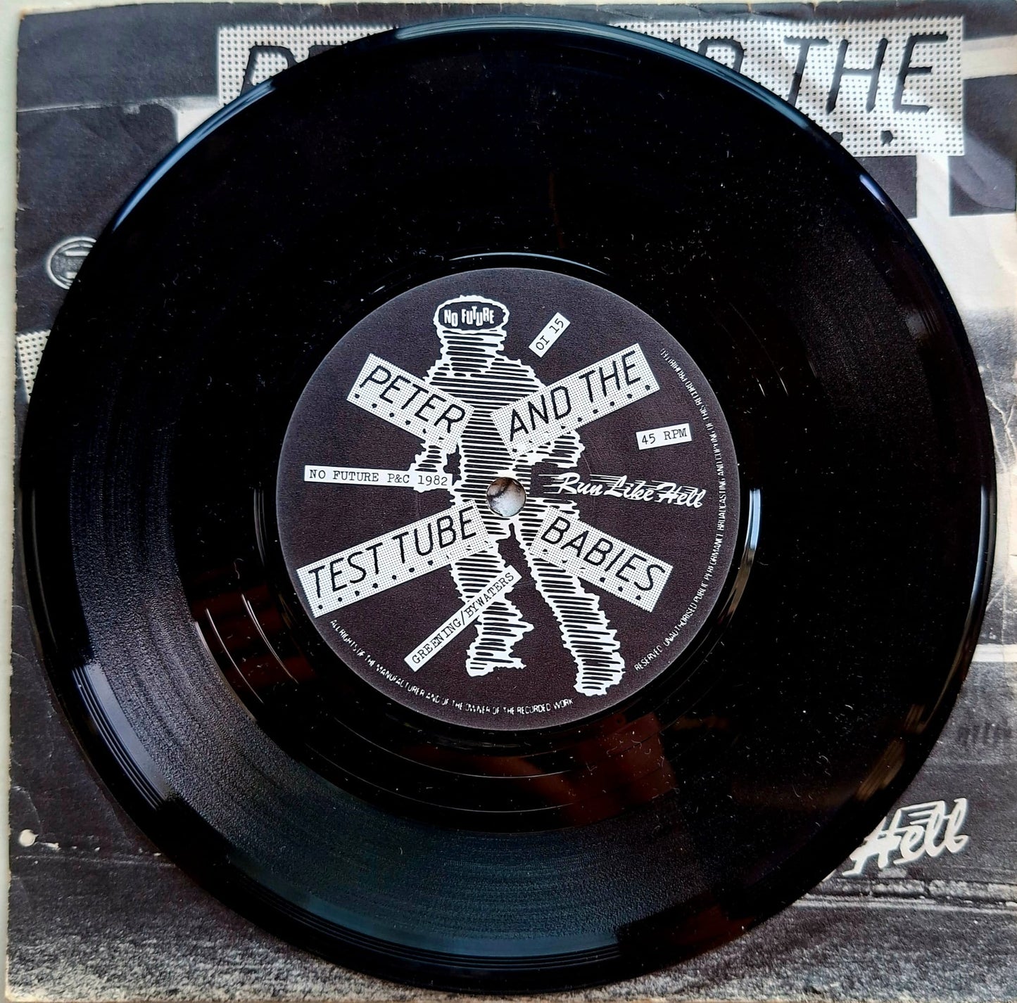 Crass: Reality Asylum / Shaved Women 7" Vinyl Record