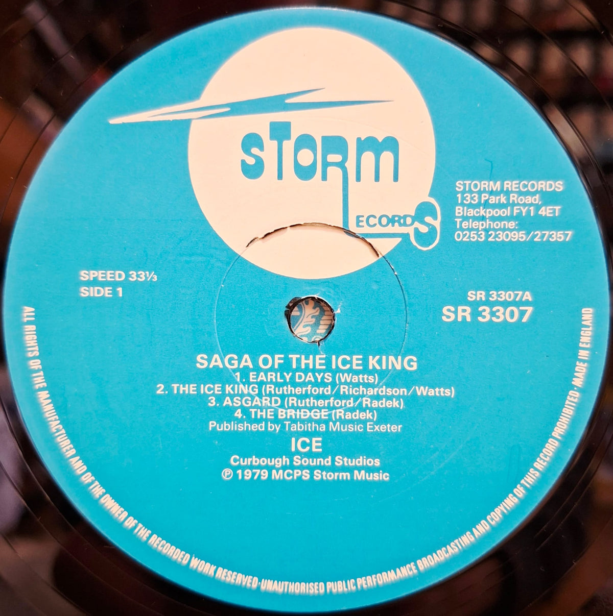 Ice: Saga Of The Ice King 1st Pressing Vinyl Album 1979