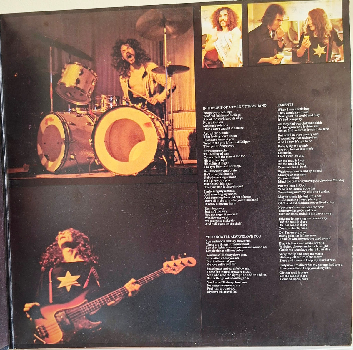 Budgie: Never Turn Your Back On A Friend Vinyl Album 1973 Pressing