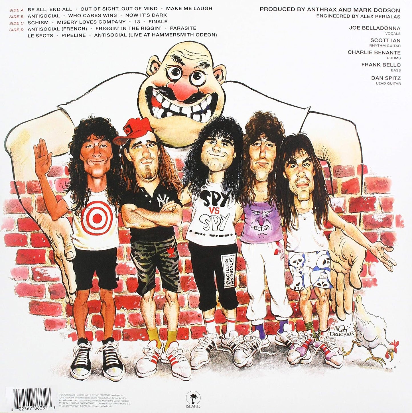 Anthrax: State Of Euphoria Double Vinyl Album New & Sealed