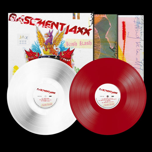 Basement Jaxx - Kish Kash  Red & White Vinyl  2Lp