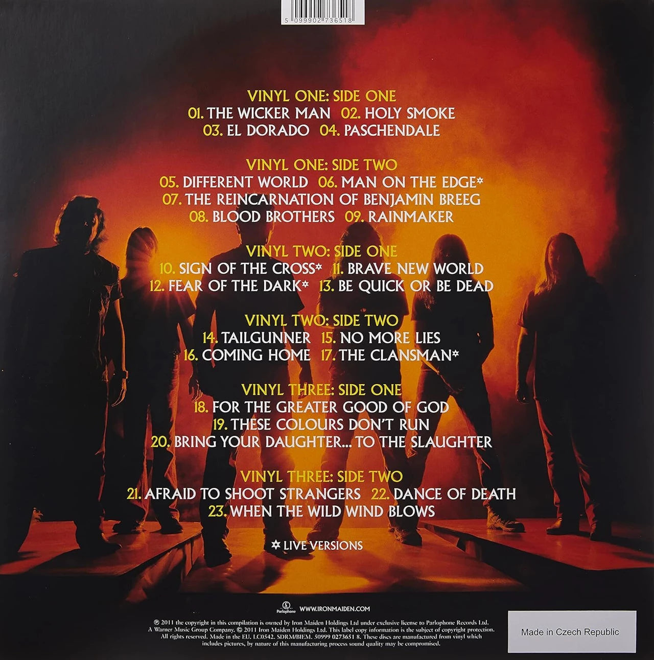 Iron Maiden: From Fear To Eternity The Best Of 1990-2010 Triple Vinyl Album