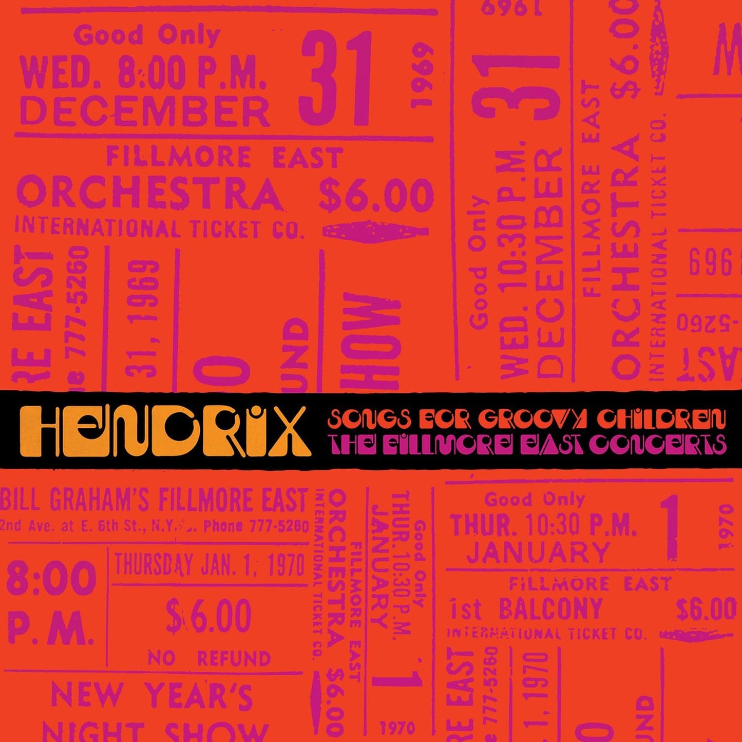 Jimi Hendrix: Songs For Groovy Children: The Fillmore East Concerts 8LP Box Set