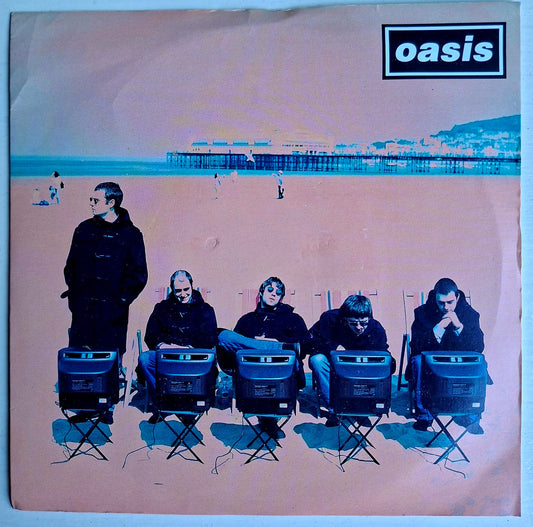 Oasis: Roll With It 7" Vinyl Record 1995