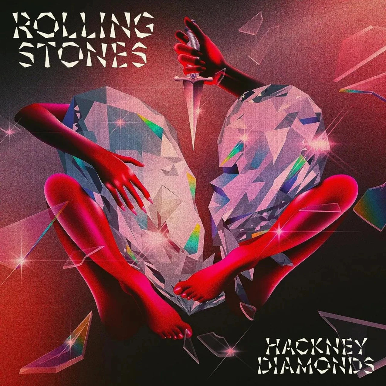Rolling Stones: Hackney Diamonds Crystal Clear Vinyl Album